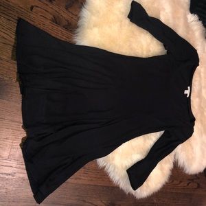 Black long sleeve dress
